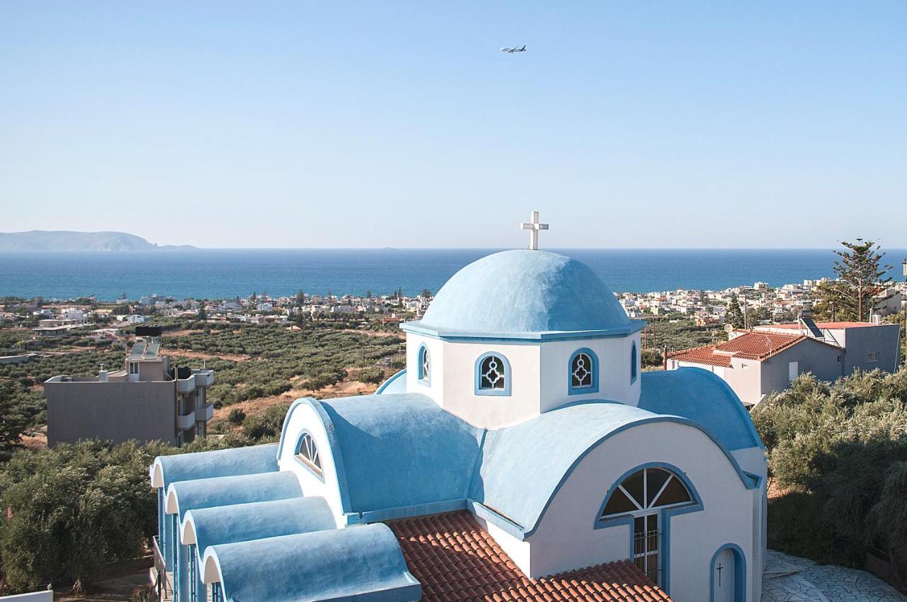 Adorable Country House With Sea & Church View! Kokkini Hani エクステリア 写真